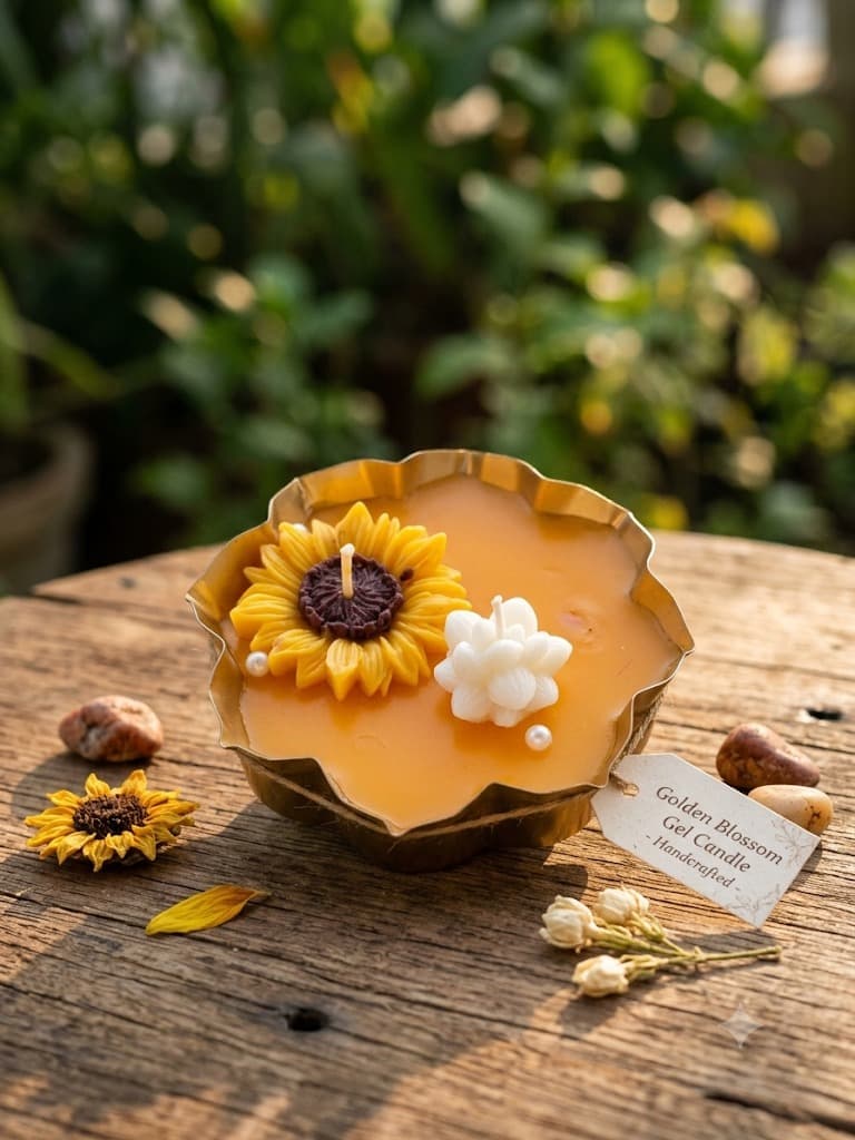Sunflower Urli Candle 🌻
