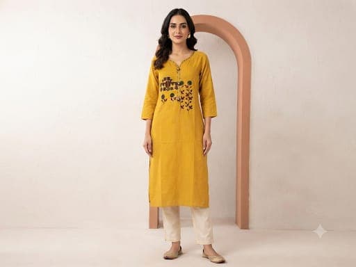 Reyon Classic Straight Kurti